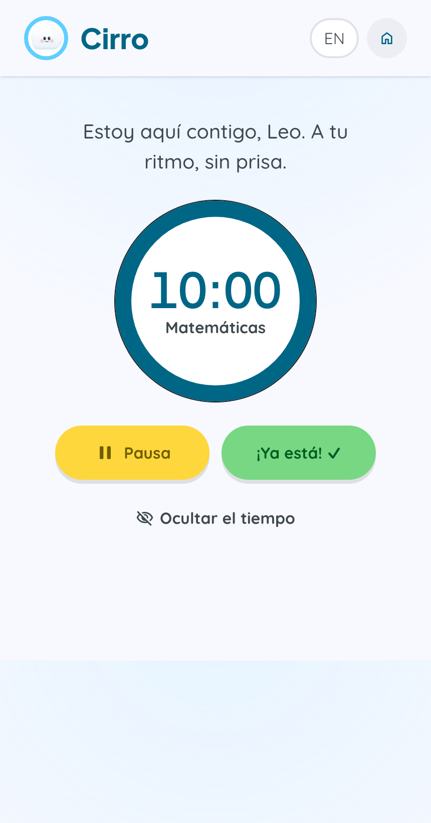 Age-based focus timer: a 10-minute block